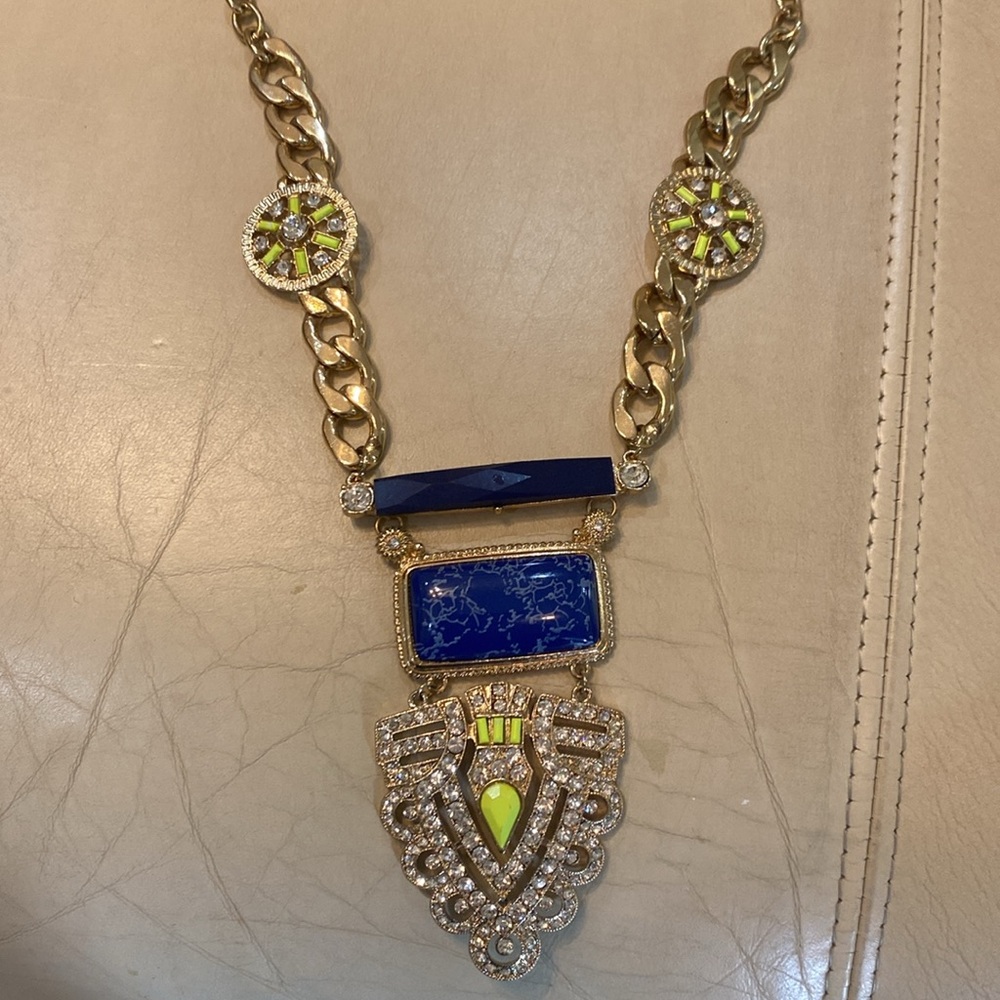 Lapis Statement Necklace - image 8